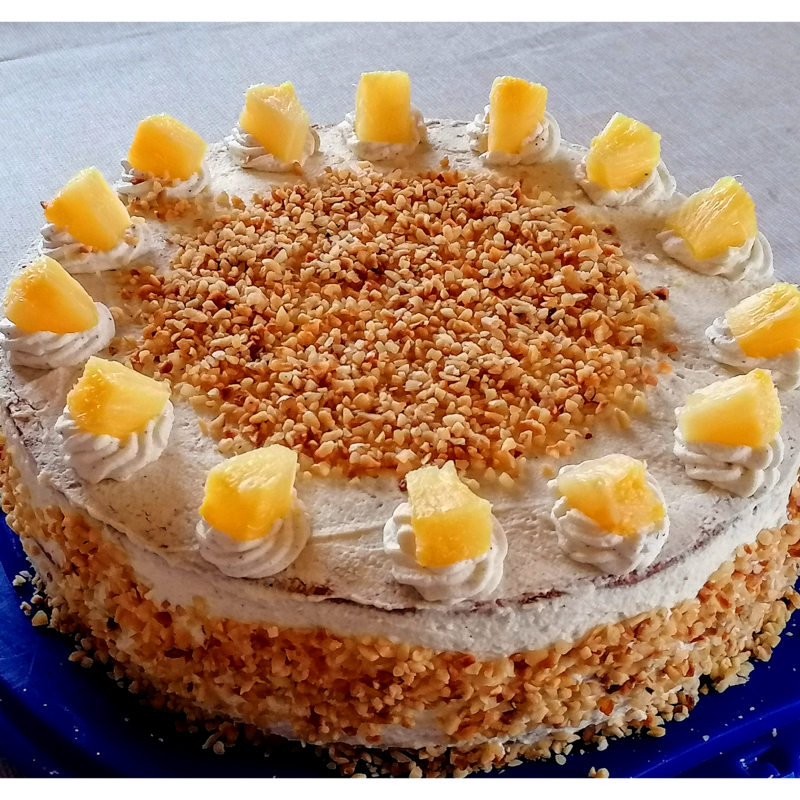 Ananas-Nuss Torte